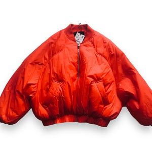 Zara Oversized Puffer Bomber Jacket